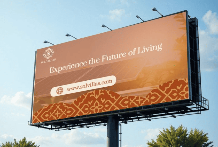 Signboard in Dubai